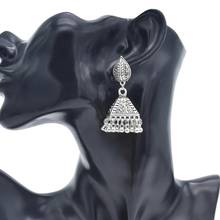 Fashion Indian Earrings for Women Oxidized Jhumka Long Tassel Hollow Bell Drop Earrings Afghan Egypt Gypsy Turk Ethnic Jewelry 2024 - buy cheap