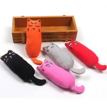 Funny Interactive Crazy Cat Toy Pet Kitten Chewing Toy Tooth Grinding Catnip Toys Claws Thumb Bite Cat mint For Cats Cat Kickers 2024 - buy cheap