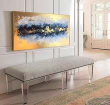 Large Abstract Oil Painting Large Wall Art Gold Leaf Art Modern Art Original Painting Abstract Painting On Canvas 2024 - buy cheap