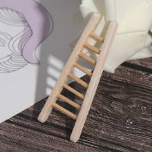 1:12 Dollhouse Miniature Furniture Handmade Wooden Ladder Doll Accessories 2024 - buy cheap