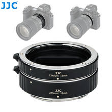 JJC 11mm 16mm Automatic Extension Lens Tube Set for Nikon Z Mount Z5 Z7 Z6 Z50 Camera Lens Adapter Ring  With Body Lens Cap 2024 - купить недорого