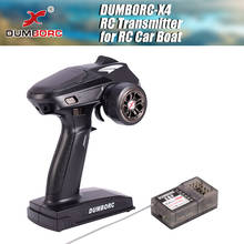 Transmisor de Radio DUMBORC X4 4CH 2,4G RC y receptor X6F, alta calidad, para barco a control remoto 2024 - compra barato