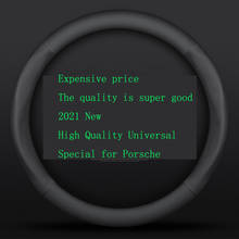 Funda Universal de cuero para volante de Porsche Cayenne Macan718/2021 Panamera Boxster Cayman, alta calidad, novedad de 911 2024 - compra barato