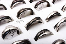 Yingwu, 5 шт. в партии, двойное кольцо, 316l, нержавеющая сталь, 2 полосы, троица, Переплетенные, прокатки, обручальные кольца, оптовая продажа 2024 - купить недорого