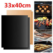 Non-stick BBQ Mat Mat Baking Pan Picnic Safe Oven Cooking Grill Tool Reusable BBQ Mat 5z 2024 - buy cheap