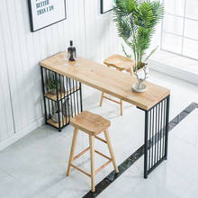 Nordic Bar Stool Modern Minimalist Bar Chair Solid Wood Creative Fashion High Stool Tabouret De Bar Moderne Counter Stool 2024 - buy cheap