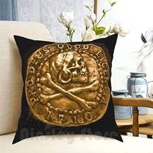 Funda de almohada suave para el hogar, funda de almohada con estampado de piratas de la moneda del Pirata, Uncharted Game Nathan Drake 2024 - compra barato