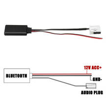 Cabo adaptador de áudio automotivo 12pin, rádio, bluetooth, para mercedes-benz w169 w245 w203 w209 w164 x164 w251 w221 r230 ap ntg cd20 30/50 2024 - compre barato