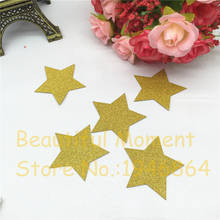 Confeti de papel de estrella brillante para decoración de tartas de cumpleaños, confeti para boda, Baby Shower, niños, 100 piezas 2024 - compra barato