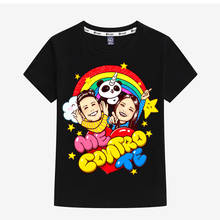 Camiseta infantil dlf 2-14y, camiseta de algodão para meninos e meninas, manga curta 2024 - compre barato