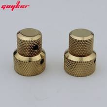 High Grade GUYKER Guitar Volume Tone Stacked Control Knobs Gold 2024 - buy cheap