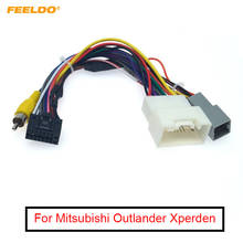 FEELDO 1PC Car Stereo Radio 16PIN Adaptor Power Cable For Mitsubishi Outlander Xpander/Mirage Audio 16Pin Wiring Harness 2024 - buy cheap