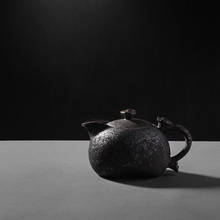 China rusty glaze ceramic handmade teapot tea pot porcelain archaize Kung Fu tea set crude pottery teaware vintage tea service 2024 - buy cheap