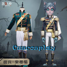 Anime V Cosplay Costume New Skin Cat Costumes Cat's Paw Uniforms Halloween Christmas Fancy dress, Costumes & accessories, for adult unisex, Cheshire cat, Identity v, Naib Subedar 2024 - buy cheap