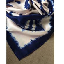 Large Square 100% Silk Scarf Shawl Head Scarves for Women Fashion Foulard Wraps 2024 - buy cheap