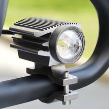 LED Lamp Waterproof Motorcycle Electric Vehicle Universal Headlight Dual Light Color Fog Light Projector Lens Spotlight 2024 - buy cheap