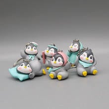 1pcs Fun little penguin doll keychain creative cartoon small animal student bag accessory pendant activity small gift 2024 - buy cheap