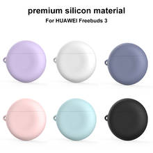 Funda de silicona TPU para auriculares Huawei FreeBuds 3, funda de auriculares inalámbricos con Bluetooth, caja de carga 2024 - compra barato