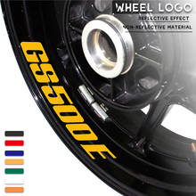 Светоотражающая наклейка с логотипом мотоциклетного колеса, аксессуары для обода мотоцикла, декоративные наклейки для SUZUKI GS500E gs 500e 2024 - купить недорого
