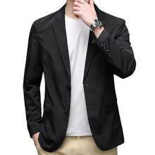 New Fashion Spring Summer Smart Casual Suits Blazer Men Leisure Slim Fit Korean Style Blazer Male Clothing 2024 - buy cheap