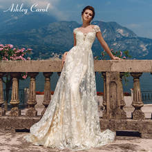Ashley Carol Mermaid Wedding Dress 2022 Delicate Crystal Beading Sleeveless Bride Stretch Satin Scoop Sashes Vintage Bridal Gown 2024 - buy cheap