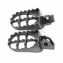 Motorcycle MX Dirt Bike Racing Foot Pegs Footrests For Kawasaki KX65 KX80 KX85 KX100 1998-2012 Suzuki RM100 RM 100 2003 2024 - buy cheap