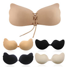 Women Self Adhesive Strapless Invisible Bra for Lady Sexy Front Closure Silicone Chest Push Up Stickers Seamless Bras Underwear 2024 - buy cheap