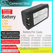 CameronSino Battery for Casio Personal PC IT-70 IT-700 DT-X10 DT-X5 fits Fujitsu CA50601-1000 DT-5023BAT Barcode Scanner battery 2024 - buy cheap