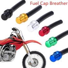 Universal Aluminum Alloy Motorcycle Gas Pit ATV PIT Dirt Bike Fuel Cap Breather Pipe Hose Valve Vent Breather Tube 2024 - buy cheap