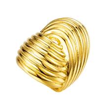 LUXUKISSKIDS, уникальное кольцо из двух колец, комбинированный дизайн, золото 316L, нержавеющая сталь, модное кольцо, ювелирные изделия, аксессуары для рождественского подарка 2024 - купить недорого