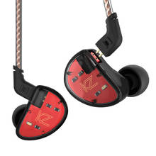 Fones de ouvido intra-auriculares kz-as10 5ba, fones de ouvido com 5 pin driver armature, cabo de 2 pinos de 0.75mm 2024 - compre barato
