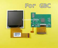 1 conjunto para gbc para nintendo gbc, tela de realce lcd kit de acessórios de modificação com 5 segmentos de brilho ajustável 2024 - compre barato