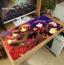 Anime Chuunibyou Demo Koi ga Shitai! Takanashi Rikka Large Mouse Pad Gaming Computer Desktop Keyboard Mat Anti-Slip Playmat Gift 2024 - buy cheap