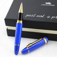 Jinhao-Bolígrafo de lujo de alta calidad, Pluma de Oro/plateado, punta de 159mm, suministros de oficina y escuela, canetas de lujo, 0,7, Bolígrafo de Metal pesado 2024 - compra barato