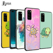 Cute Turtle Tortoise Ocean Black Cover For Huawei P40 P30 P20 P10 P9 P8 Lite E 5G 2017 2019 Pro Plus Phone Case 2024 - buy cheap