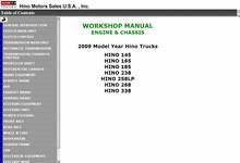 Hino Workshop Manual 2007 - 145, 165, 185, 238, 258, 268, 338, HTML 2024 - buy cheap