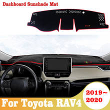 Car Dashboard Avoid Light Pad Instrument Platform Desk Cover Mats Carpets For Toyota RAV4 2019  2020 LHD RHD Accessories 2024 - buy cheap
