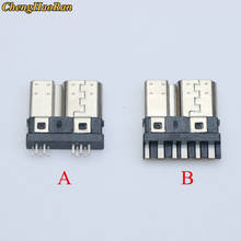 Chenghaoran-conector macho micro usb 3.0 tipo b, 1 peça, alta velocidade, transmissão de dados, cabo usb 2024 - compre barato