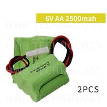 2 peças/lote KX Original Novo 6V AA 1800mAh Ni-Mh Bateria Recarregável Com Plug 3 + 2 Frete grátis 2024 - compre barato