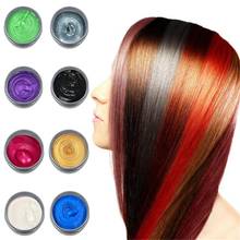 7 Colors Unisex DIY Hair Color Wax Mud Dye Cream One-time Temporary Modeling Hair Color Dyer For Stage Party Makeup 2024 - buy cheap