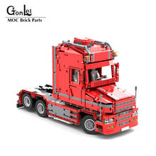 Scanias caminhão 2820 moc blocos de construção, brinquedo educativo diy de alta tecnologia 2024 - compre barato