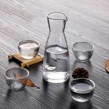Japanese Style Wine Glasses Lead-free Crystal Sake Pot Cup Set Flagon Liquor Cup Creative Drinkware Gifts Bar Kitchen Accessorie 2024 - buy cheap