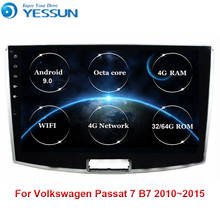 Radio Multimedia con GPS para coche, Radio con reproductor de vídeo, Android 2010, ocho núcleos, para Volkswagen Passat 7, B7, 2011, 2012, 2013, 2014, 2015, 9,0 2024 - compra barato