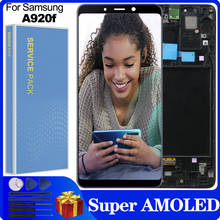 Original 6.3" Super AMOLED LCD For Samsung A9 2018 A920 A920F LCD Display Touch Screen Digitizer Assembly Replacement part 2024 - buy cheap
