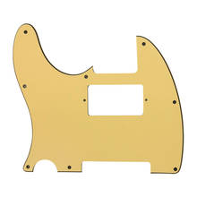 Pleroo peças de guitarra-para dama esquerda padrão 8 parafusos, telecaster com paf humaca, placa de pickguard 2024 - compre barato