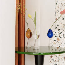 Cutelife-jarrón de cristal transparente para decoración del hogar, florero hidropónico para terrario, mesa, planta de boda 2024 - compra barato