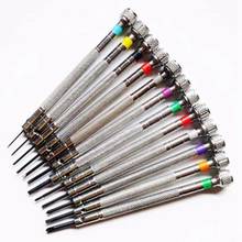 0.6Mm-2.0Mm 13Pcs New Watchmakers Screwdrivers Set Watch Glasses Flat Blade Assort Slotted Flat Screwdrivers Set, Jewellers Watc 2024 - buy cheap