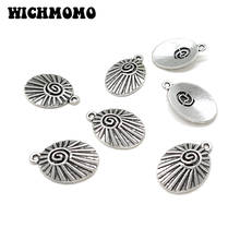 2020 New Fashion 15pcs 20*14MM Retro Zinc Alloy Oval  Sun Shells Shape Charms DIY Jewelry Bracelets Earrings Accessories 2024 - buy cheap