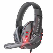 Auriculares con cable de 3,5mm para videojuegos, cascos con sonido envolvente estéreo de graves, micrófono con cancelación de ruido para PC 2024 - compra barato