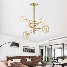 italian design lamp glass ball bubble chandelier for living room Dining room kitchen Island Black Rose Gold rh chandelier light 2024 - buy cheap